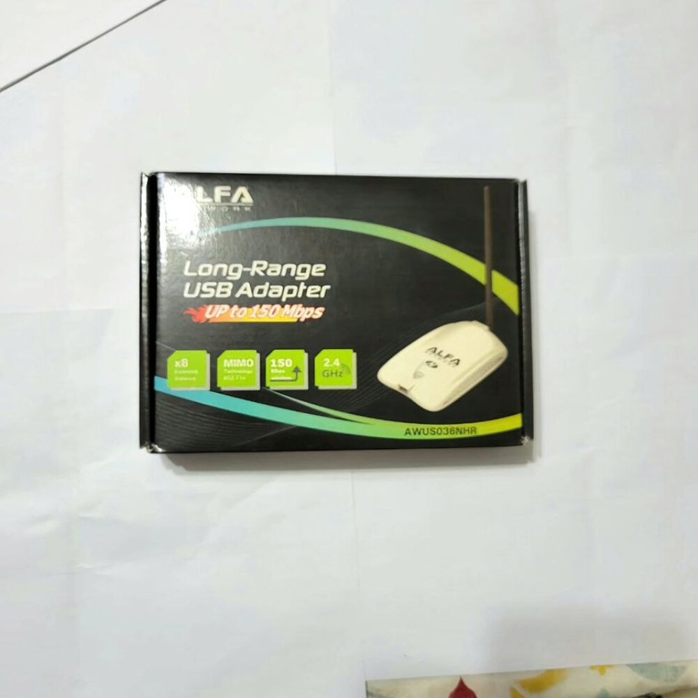 ALFA AWUS036NHR USB Wi-Fi Adapter – Long-Range 802.11b/g/n 150Mbps
